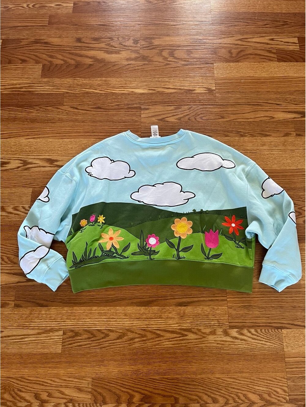 Disney Mickey Garden Crewneck Sweatshirt (M) - Picture 2 of 5